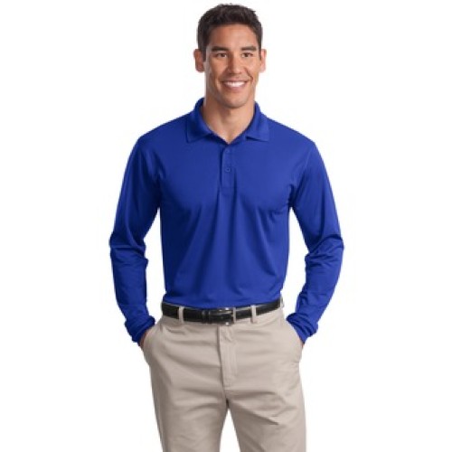 Adult Long Sleeve Micropique Sport-Wick® Polo