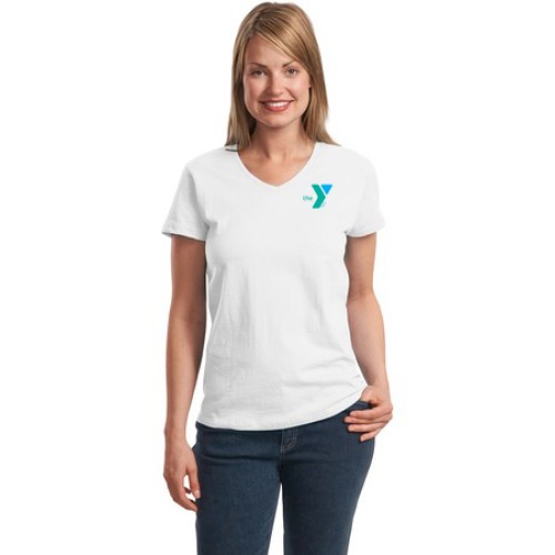 Ladies ComfortSoft® V-Neck T-Shirt