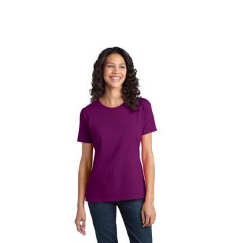Ladies Essential Ring Spun Cotton T-Shirt - YMCA Logo