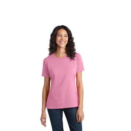 Ladies Essential Ring Spun Cotton T-Shirt - YMCA Logo