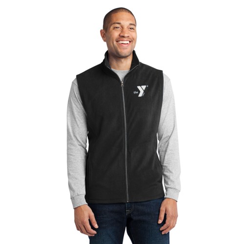 Mens Microfleece Vest- Embroidered