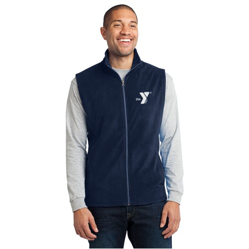 Mens Microfleece Vest- Embroidered