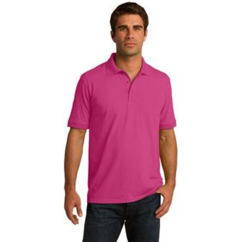 Adult 5.5-Ounce Jersey Knit Polo - Screen Print