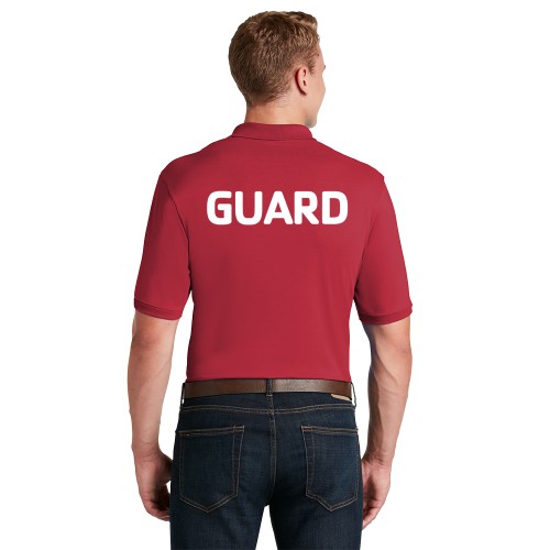 Adult DryBlend™ 5.6-Ounce Jersey Knit Sport Shirt - Lifeguard