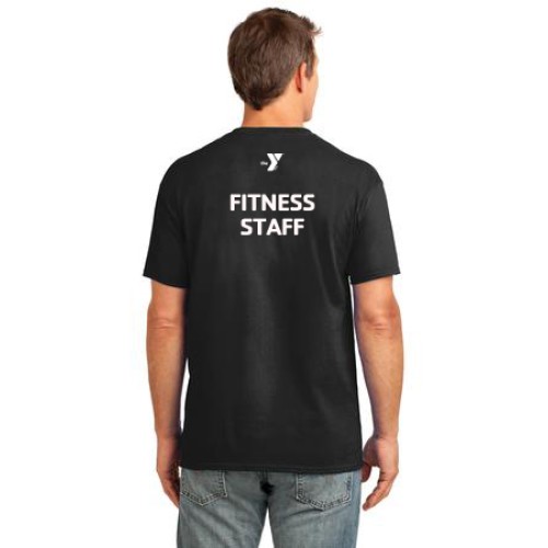 Mens Performance Tee  - LC Y STAFF - Y Fitness Staff Back