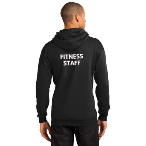 Adult Hooded Sweat Shirt -  Left Chest Y STAFF Logo 