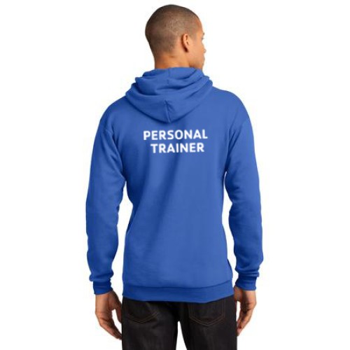 Adult Hooded Personal Trainer Sweat Shirt - YMCA STAFF - Personal Trainer Back