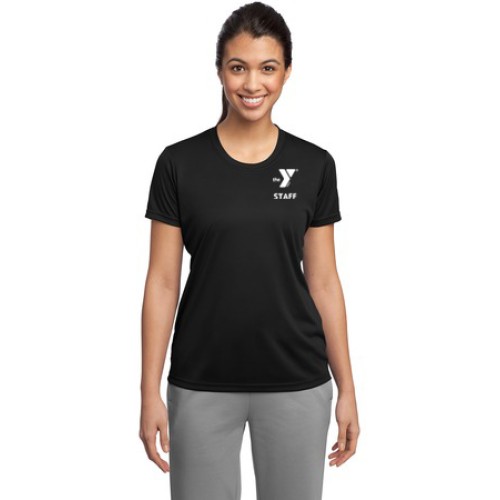 Ladies Competitor™ Tee- Left Chest Y STAFF - Y Fitness Staff Back