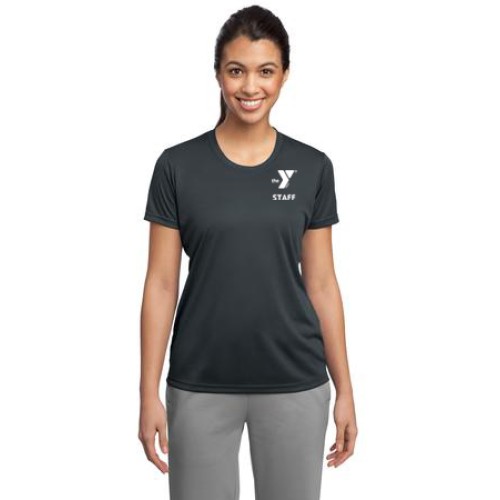 Ladies Competitor™ Tee- Left Chest Y STAFF - Y Fitness Staff Back