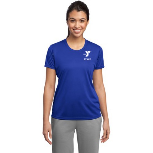 Ladies Competitor™ Tee- Left Chest Y STAFF - Y Personal Trainer Back
