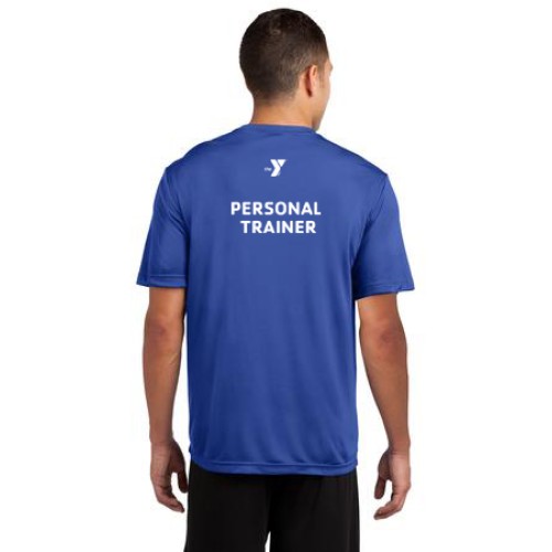 Mens Competitor™ Tee - YMCA STAFF - Personal Trainer Y Logo Back