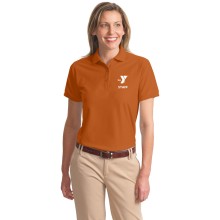 Ladies Polo - Left Chest YMCA STAFF Logo - Screen Printed