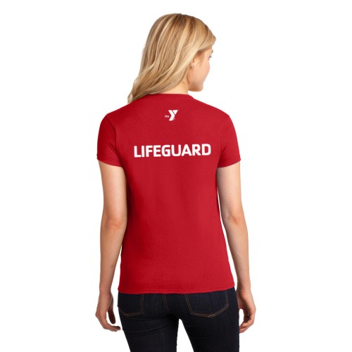 Ladies 100% Cotton Lifeguard Tee Shirt