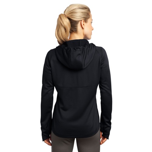 Ladies Tech Fleece Full-Zip Hooded Jacket - Embroidered