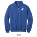 Men's 1/4-Zip Cadet Collar Sweatshirt - Screen Printed w/ Vertical STAFF