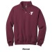 Men's 1/4-Zip Cadet Collar Sweatshirt - Screen Printed w/ Vertical STAFF