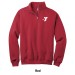 Men's 1/4-Zip Cadet Collar Sweatshirt - Screen Printed w/ Vertical STAFF