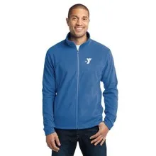 Mens Full Zip Microfleece - Embroidered