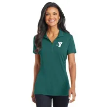 Ladies Cotton Touch Performance Polo - Screen Printed