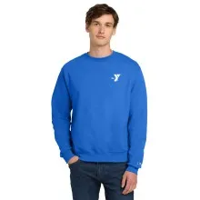 Adult Champion® Powerblend® Crewneck Sweat - Screen Printed