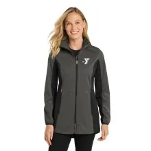 Women's Active Hooded Soft Shell Jacket - Embroidered
