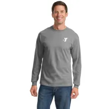 Adult 5.5oz 100% Long Sleeve Cotton Tee 